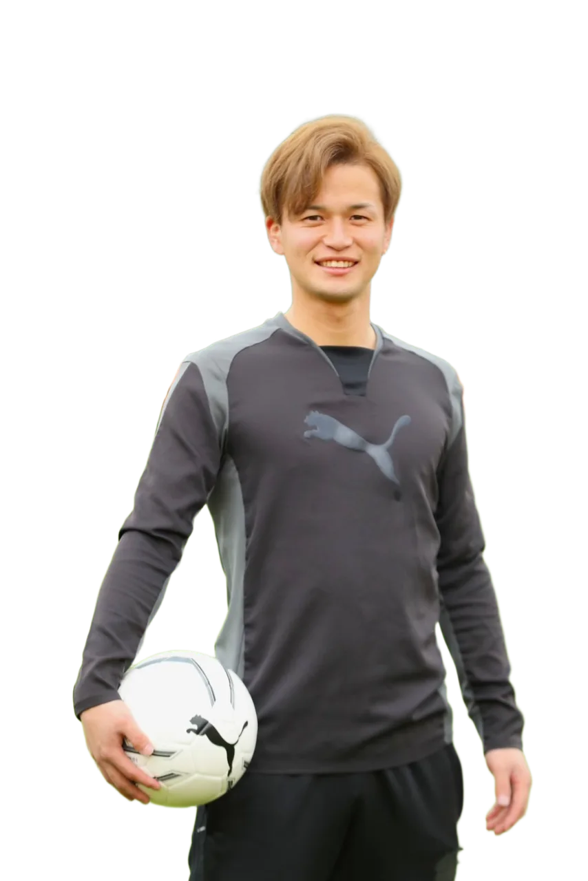 代表取締役 加賀美翔 元プロサッカー選手（清水エスパルス）